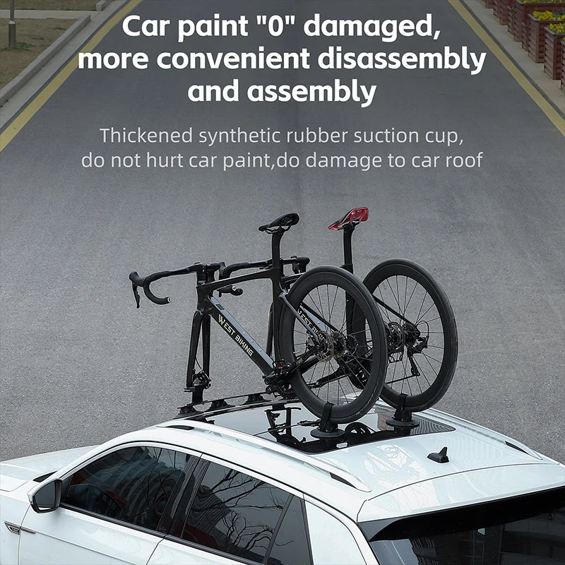Suction Cups Bike Rack